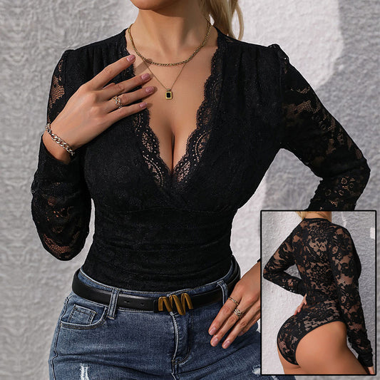 LaceEmbrace™ Long Sleeve Bodysuit