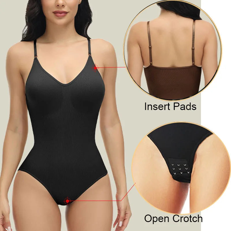 CurveContour™ Open Crotch Slimming Bodysuit