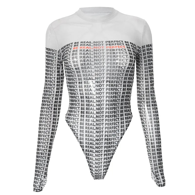 TrendScribe™ Mesh Bodysuit