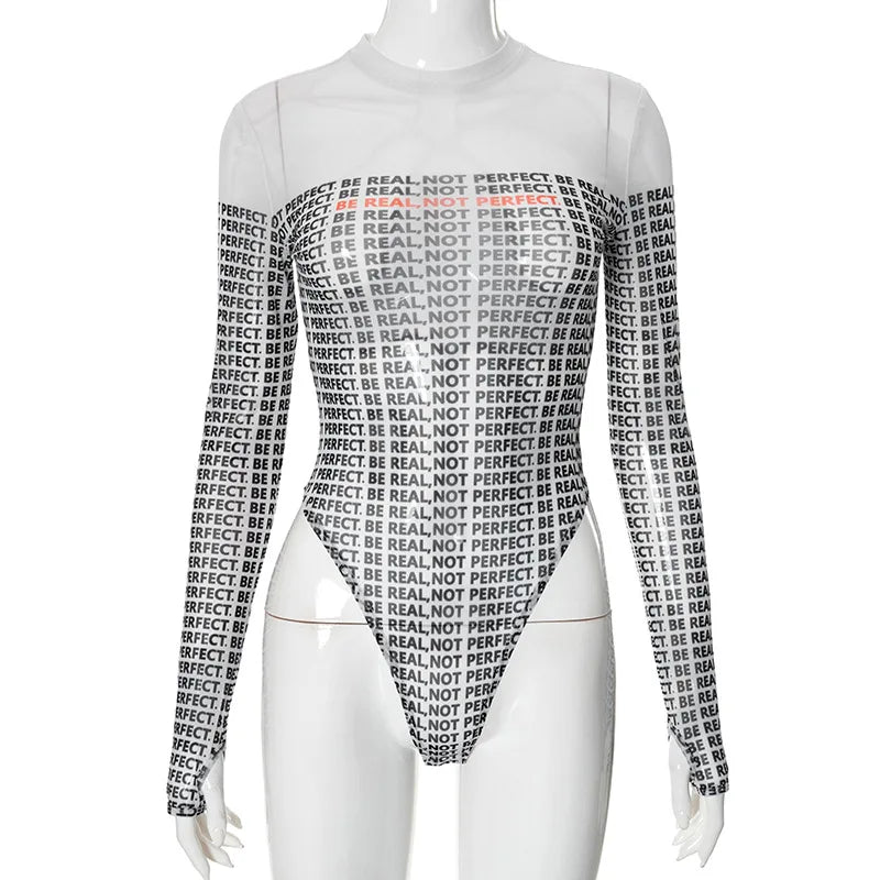 TrendScribe™ Mesh Bodysuit