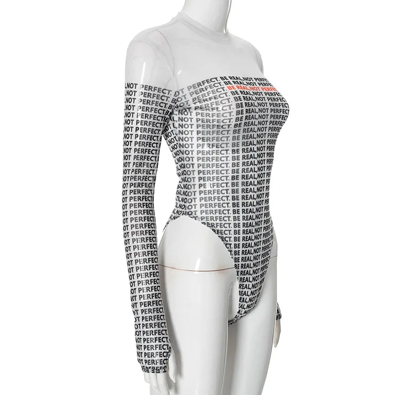 TrendScribe™ Mesh Bodysuit