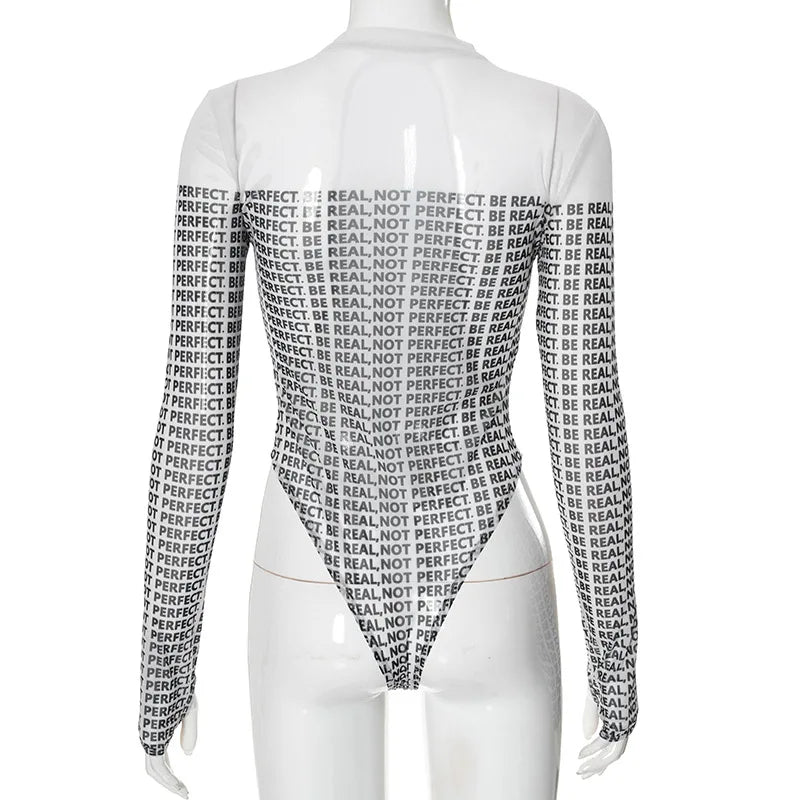 TrendScribe™ Mesh Bodysuit