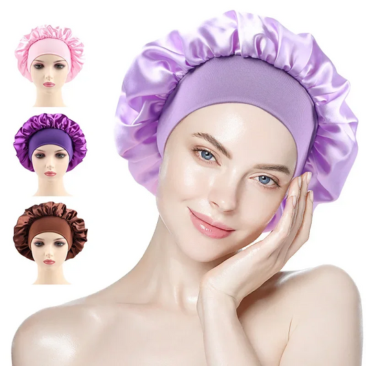 SilkEase™ 3-Piece Women's Fashion Bonnet Set